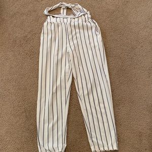 Crop high wasted pants